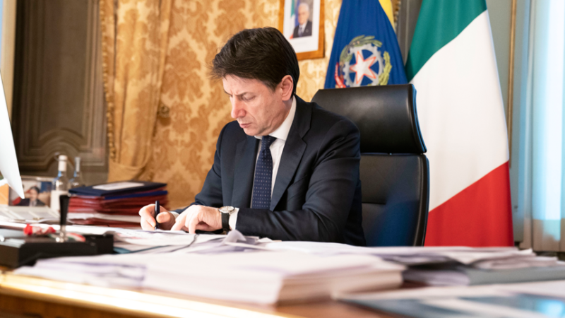 22 marzo 2020: firmato il nuovo DPCM