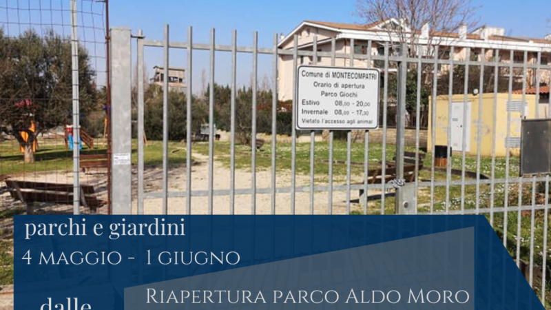 Monte Compatri, riaprono parchi, cimitero e mercati. Parcheggi a pagamento dalle 9 alle 13