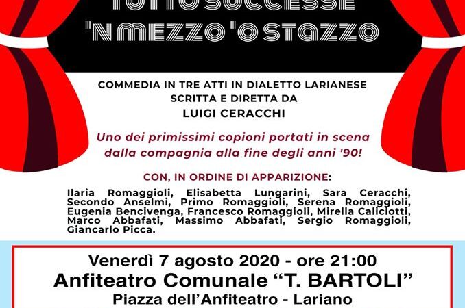 Lariano, un fine settimana all’insegna del teatro e della bellezza