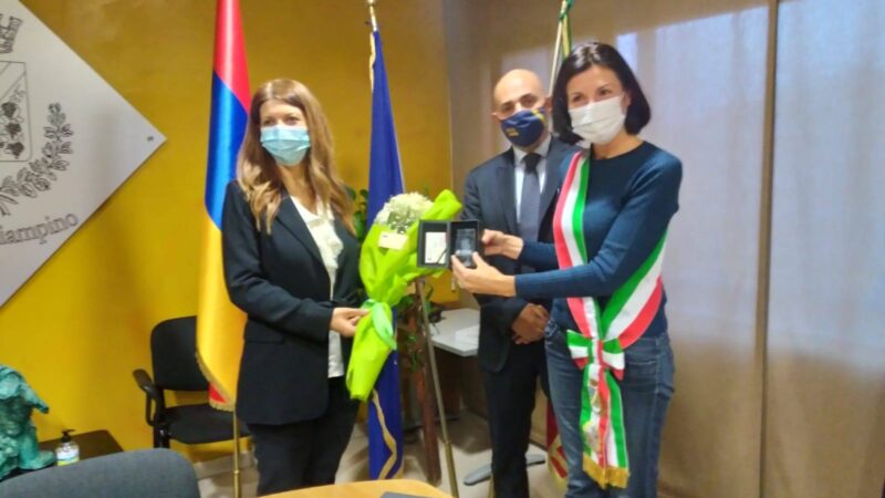 L’Amministrazione di Ciampino incontra l’Ambasciatrice d’Armenia in Italia, Tsovinar Hambardzumyan