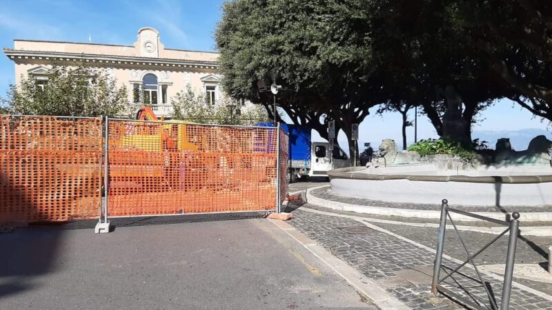 Monte Porzio Catone: al via i lavori in Piazza Borghese