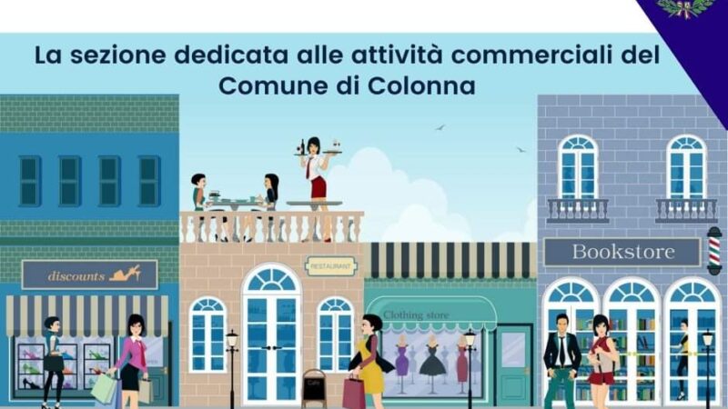 Colonna, attivato il servizio per le attività produttive