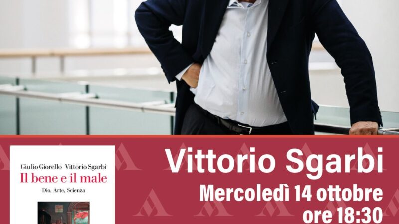 Velletri – Vittorio Sgarbi ospite della libreria Mondadori Bookstore presso il teatro Artemisio “Gian Maria Volonté”