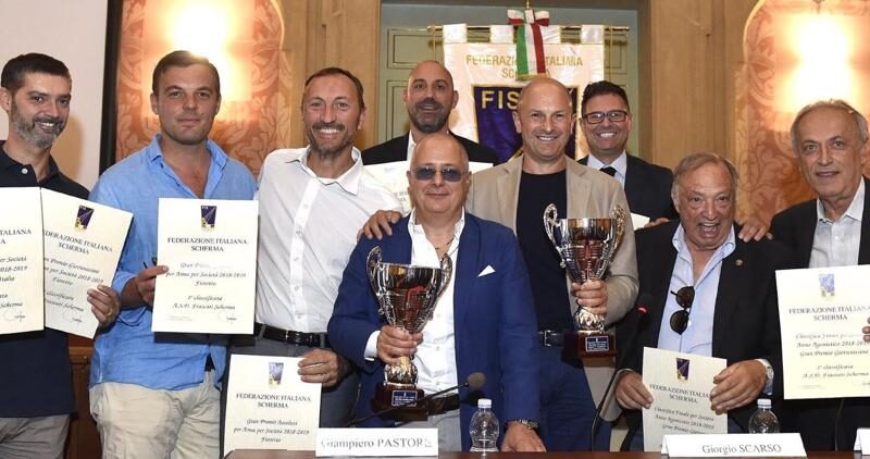 Frascati Scherma Campione d’Italia. Il Presidente Molinari dedica la vittoria a Frezza