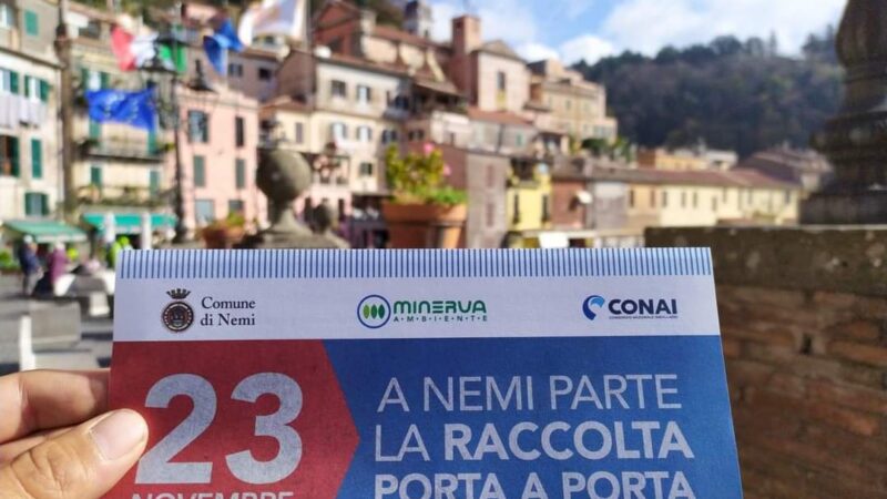 Nemi, al via la nuova raccolta differenziata. Obiettivo 80%