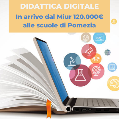 #DecretoRistori, 120mila euro alle scuole di Pomezia per didattica digitale e strumenti di connessione