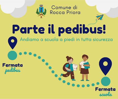 Rocca Priora, scuola: al via il servizio Pedibus