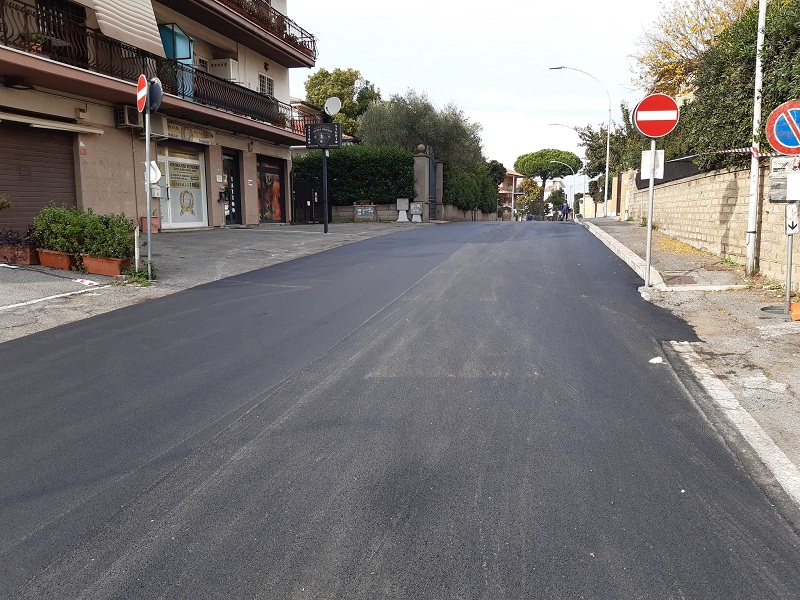 Marino, a Santa Maria delle Mole lavori di riqualificazione in Via Martiri di Belfiore