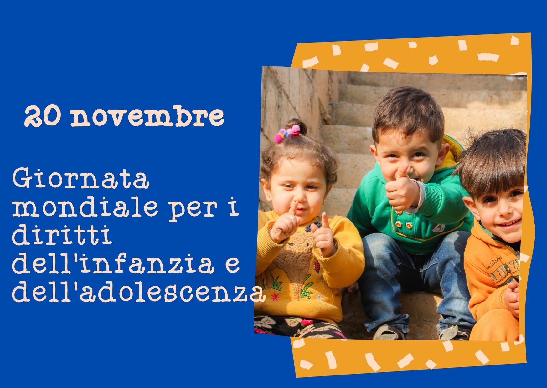 Giornata per Diritti dell’Infanzia, Zoccolotti (Genzano): “Il futuro è un bambino, prendiamoci cura del domani”