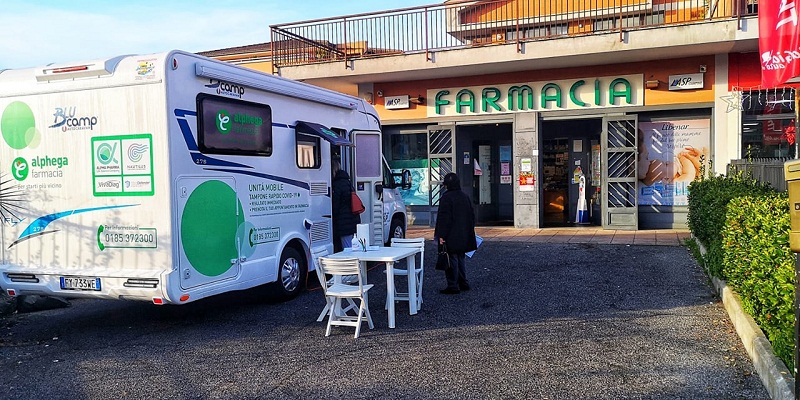 Castel Gandolfo, 31 dicembre test rapidi Covid alla Farmacia “Quattrostrade”