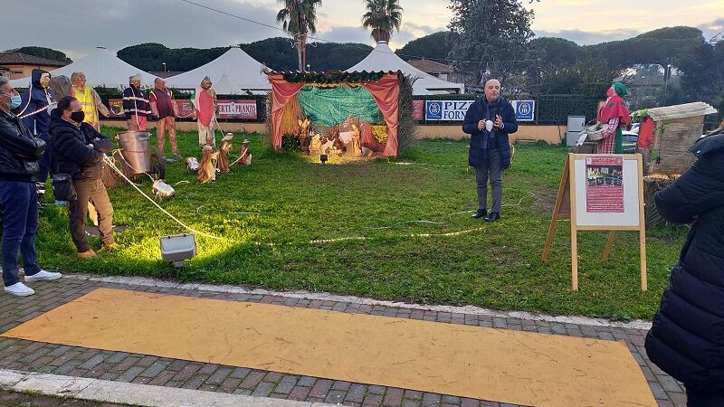 Cava dei Selci, benedetto il Presepe dell’Associazione “Insieme per il Parco”