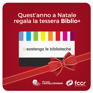 Consorzio SCR, l’idea per Natale: regala la tessera BiblioPiù!