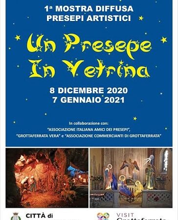 Grottaferrata, Natale 2020: luci, Presepi in Vetrina e concerto in streaming