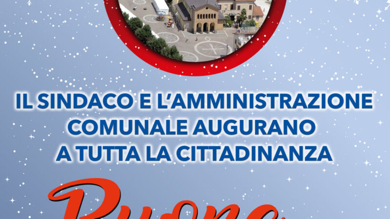 Lariano, il messaggio di auguri per Natale del Sindaco Caliciotti