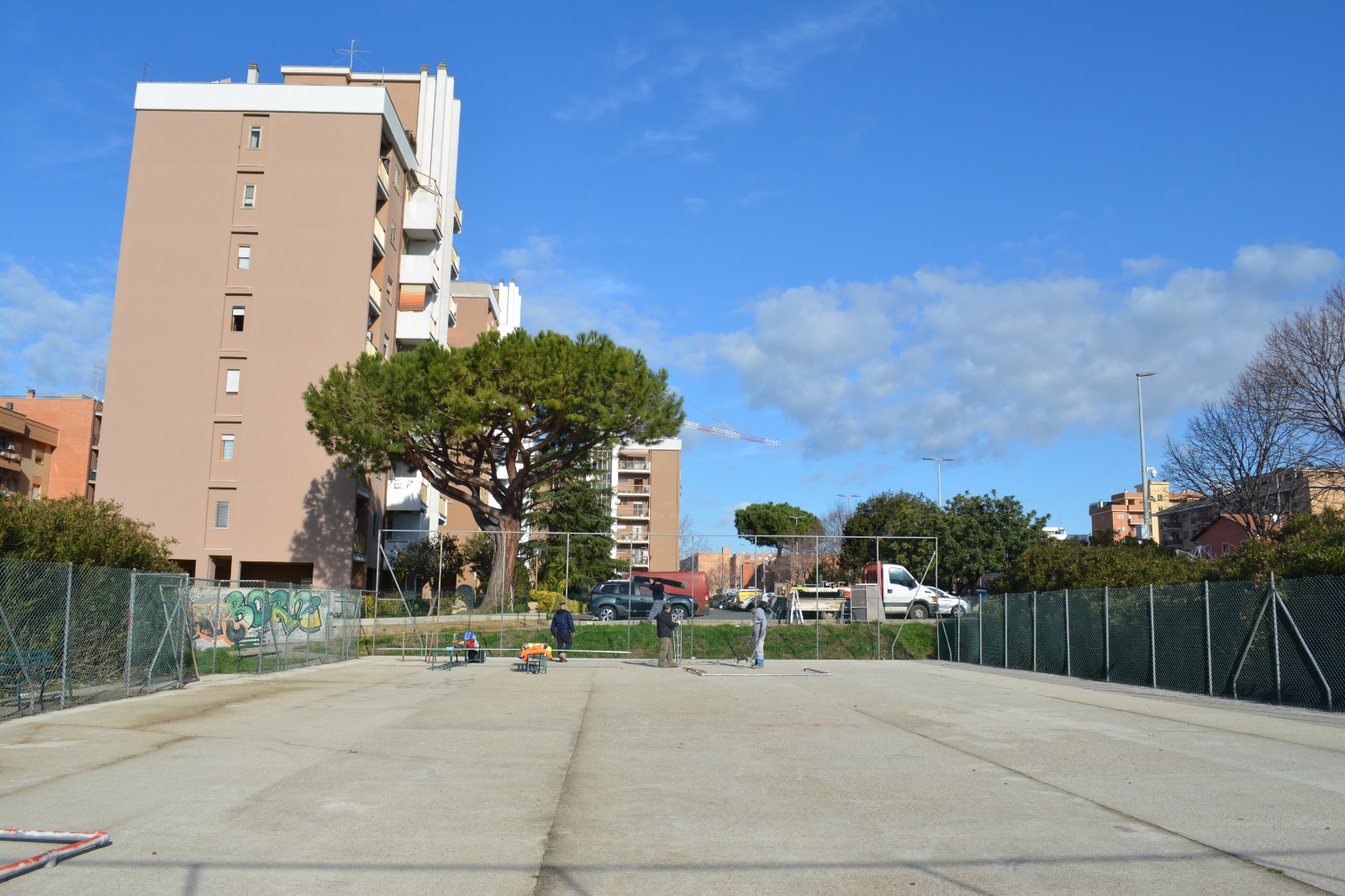 Pomezia, quasi conclusi i lavori nelle aree per attività ludiche e motorie (FOTO)