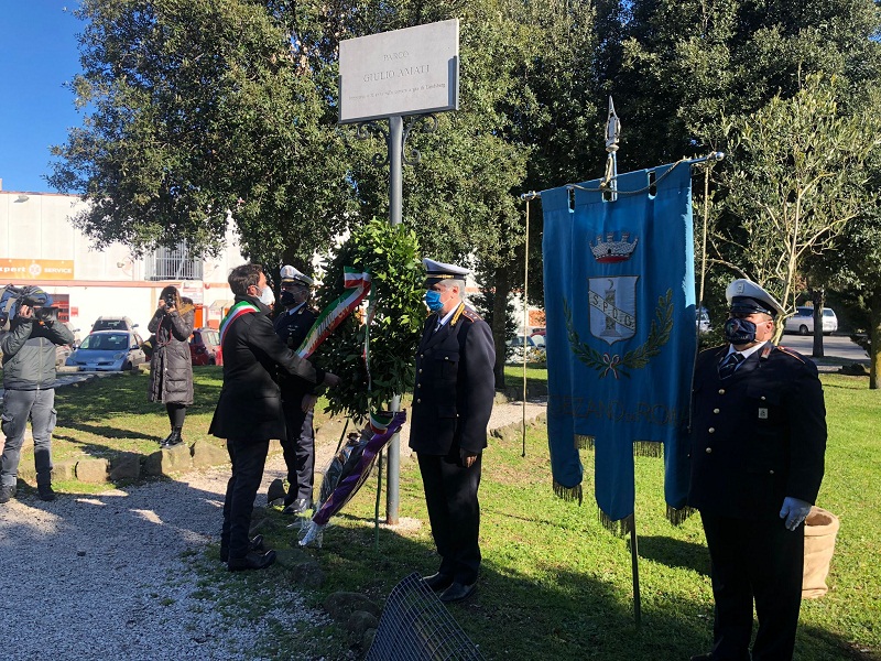 Genzano, corona d’alloro a Parco Giulio Amati per le vittime dell’Olocausto