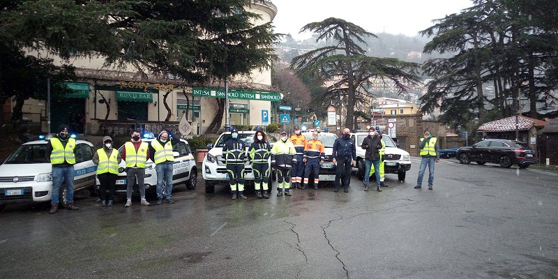 Rocca di Papa, piano neve: Protezione Civile sul territorio comunale