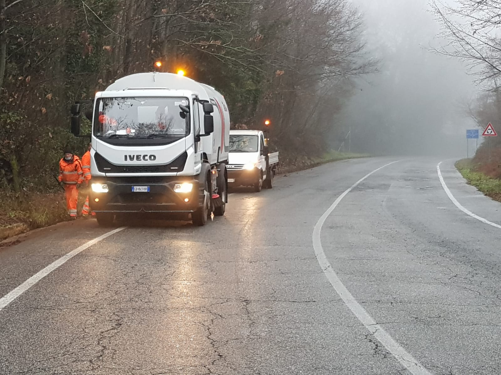 Rocca di Papa, sicurezza stradale: pulizia ASTRAL in Via Frascati e Via Ariccia