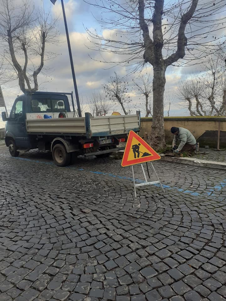 Monte Porzio, al via i lavori a Via Pilozzo e Via del Tuscolo (FOTO)