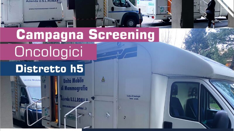 ASL Roma 6, al via screening oncologici di 1° livello per cittadini di Lariano e Velletri