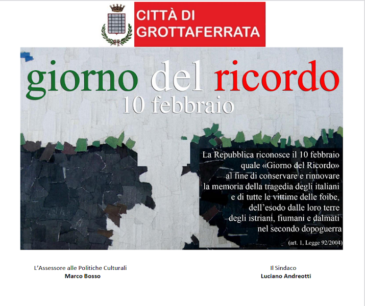 Grottaferrata – Giorno del Ricordo, Andreotti scrive alle scuole