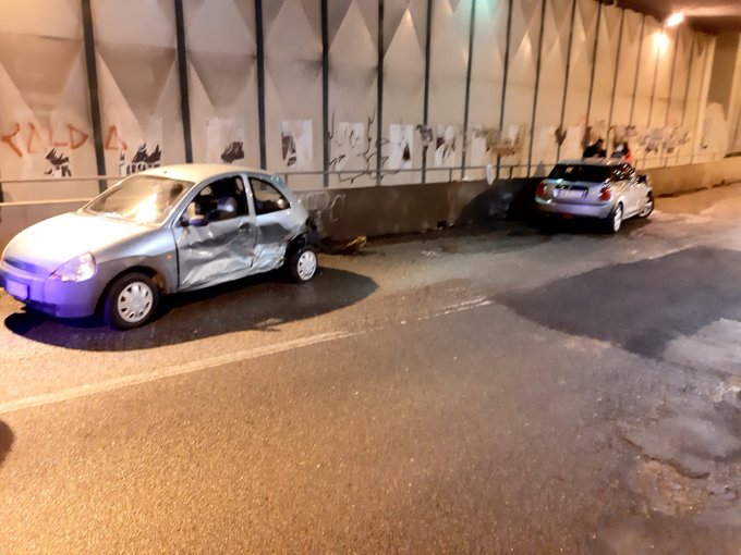 Ciampino, incidente con feriti al sottopasso di Via Acqua Acetosa