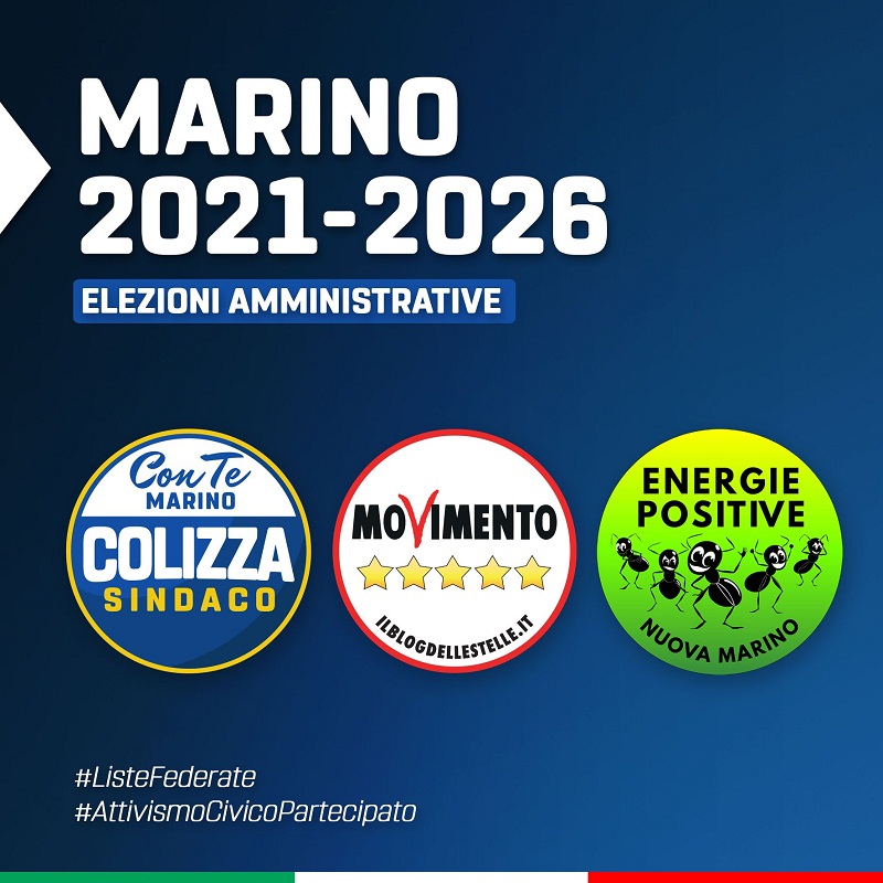 Marino 2021/26, Colizza confermato candidato Sindaco del Movimento 5 Stelle