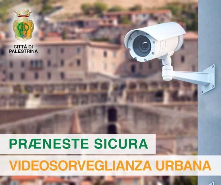 Palestrina, avviato il progetto di videosorveglianza urbana “Præneste sicura”