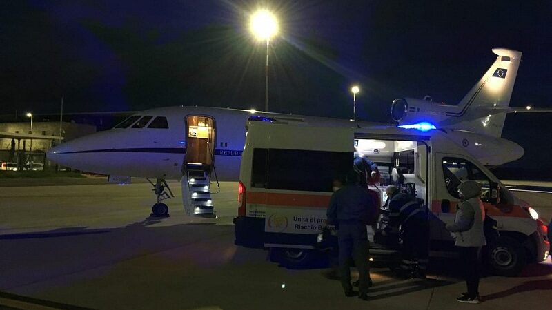 Ciampino – Trasporto d’emergenza, da Olbia, per un bimbo di 9 anni in pericolo di vita