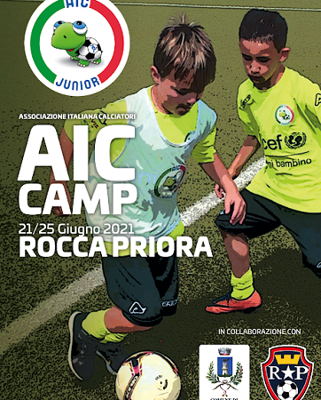 Rocca Priora, stadio Montefiore scelto per il Camp estivo 2021 AIC (Associazione Italiana Calciatori)