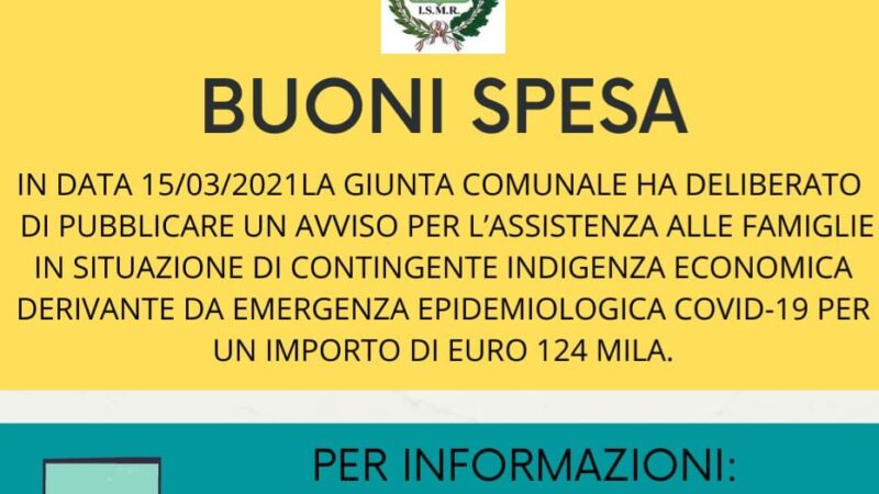 Lanuvio, emergenza-Coronavirus – “Buoni Spesa” e “Bonus Lanuvio 3” per famiglie e attività turistiche