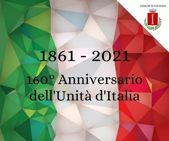 Colonna celebra il 160° anniversario dell’Unità d’Italia