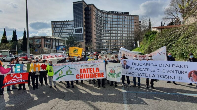 Associazione Salute Ambiente Albano: “Discarica Roncigliano, assessore Valeriani ascolti i cittadini”