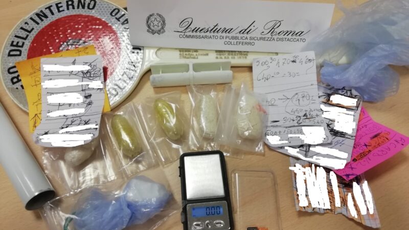 Valmontone, arrestato pusher già agli arresti domiciliari: soldi e droga in casa