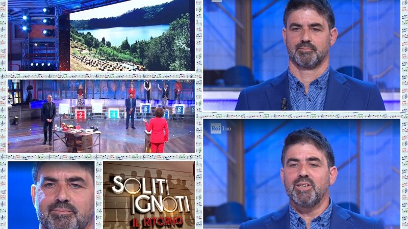 TV, Marco Mandracchia (di Genzano) ai Soliti Ignoti: suo il “teatro di paglia” a Nemi