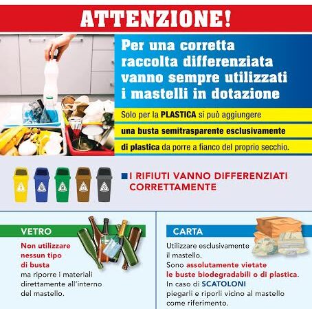 Marino, al via la campagna di sensibilizzazione sul corretto conferimento dei rifiuti urbani