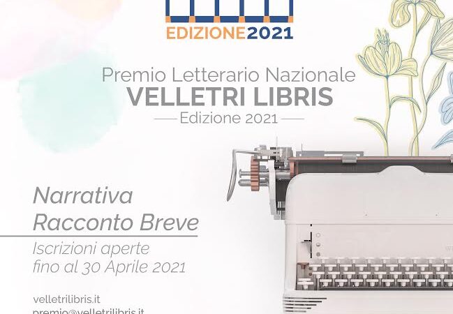 Premio Velletri Libris 2021: anche quest’anno si premiano i migliori racconti brevi