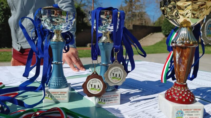 Genzano, premiazione corsa campestre alla scuola Garibaldi