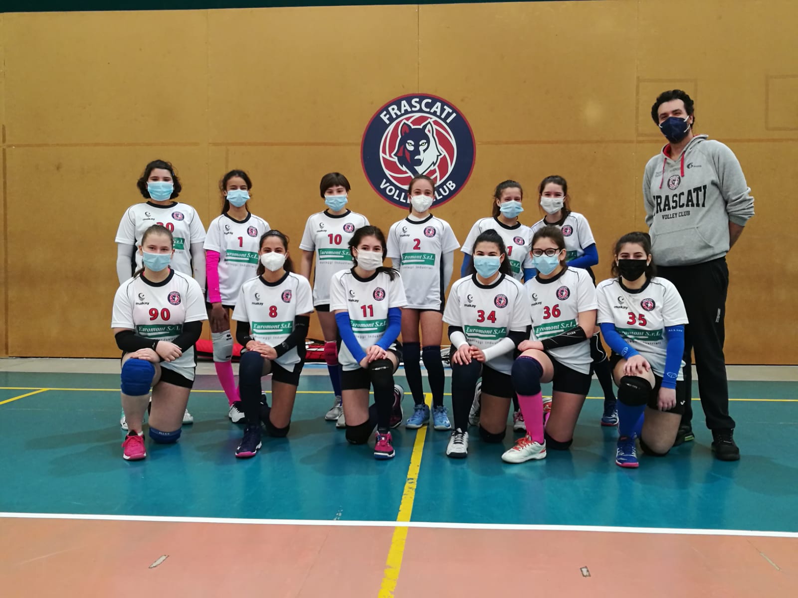 Volley Club Frascati, bell’esordio dell’Under 13 femminile. De Gregorio: “Oltre le previsioni”