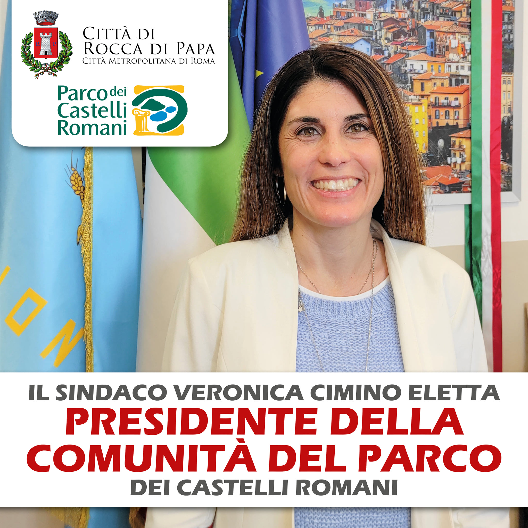 Comunità Parco Castelli Romani, Cimino (Rocca di Papa) eletta presidente