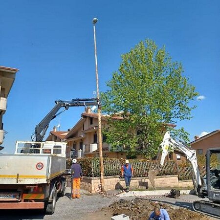 Monte Compatri, nuovi punti luce LED a Laghetto e a Pratarena (FOTO)