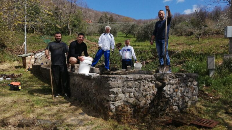 Velletri, in Contrada Fiume torna alla luce un antico fontanile