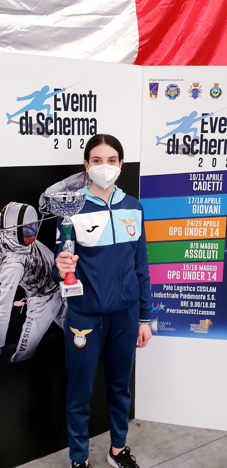 Ariccia, Giulia Paulis (Lazio scherma) è la nuova campionessa regionale cadette