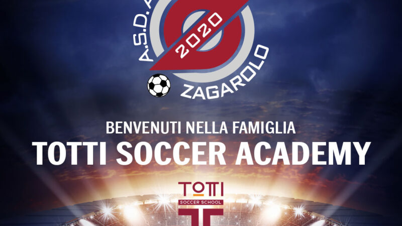 L’Atletico Zagarolo 2020 entra nella famiglia della Totti Soccer School