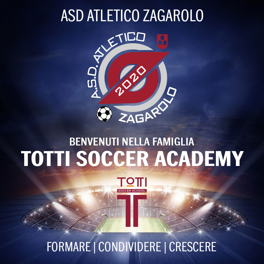 L’Atletico Zagarolo 2020 entra nella famiglia della Totti Soccer School