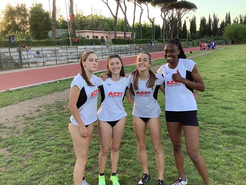 Atletica Frascati, Kabangu vola: “Felice per la mia prima staffetta con l’Acsi Italia”