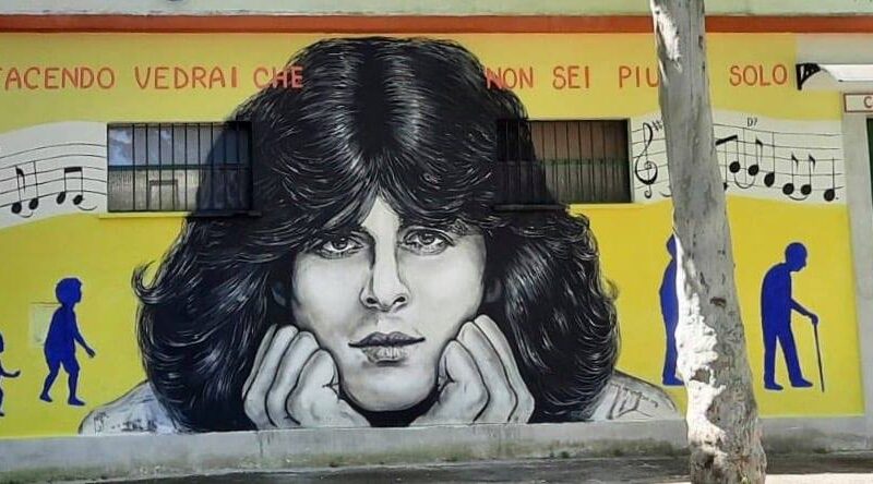 Claudio Baglioni compie 70 anni! E la “sua” Centocelle lo omaggia con un murales (FOTO)