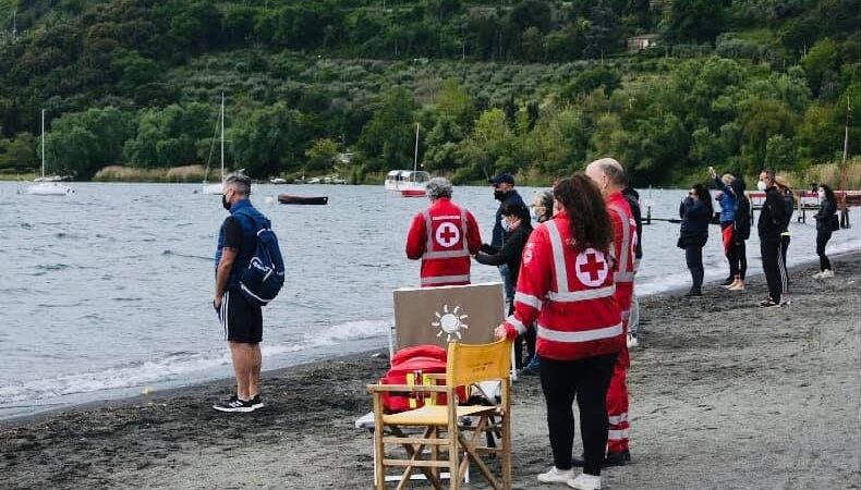 Castel Gandolfo, squadre di soccorritori CRI Colli Albani alle manifestazioni sportive di ieri