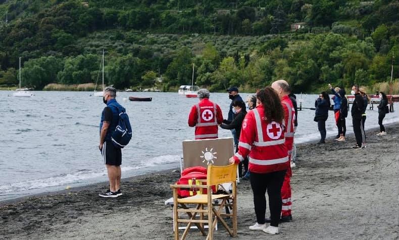 Castel Gandolfo, squadre di soccorritori CRI Colli Albani alle manifestazioni sportive di ieri