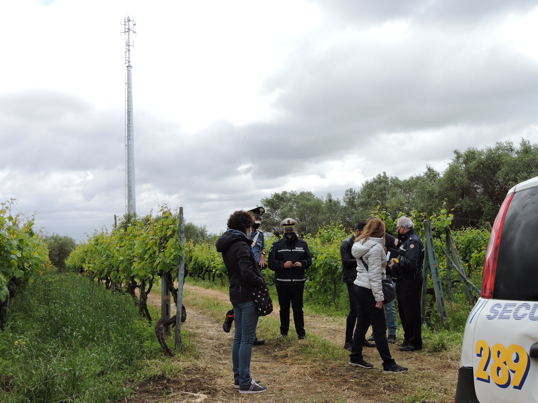 Genzano, effettuato sopralluogo delle forze dell’ordine e ufficio tecnico a Monte Cagnolo (FOTO)